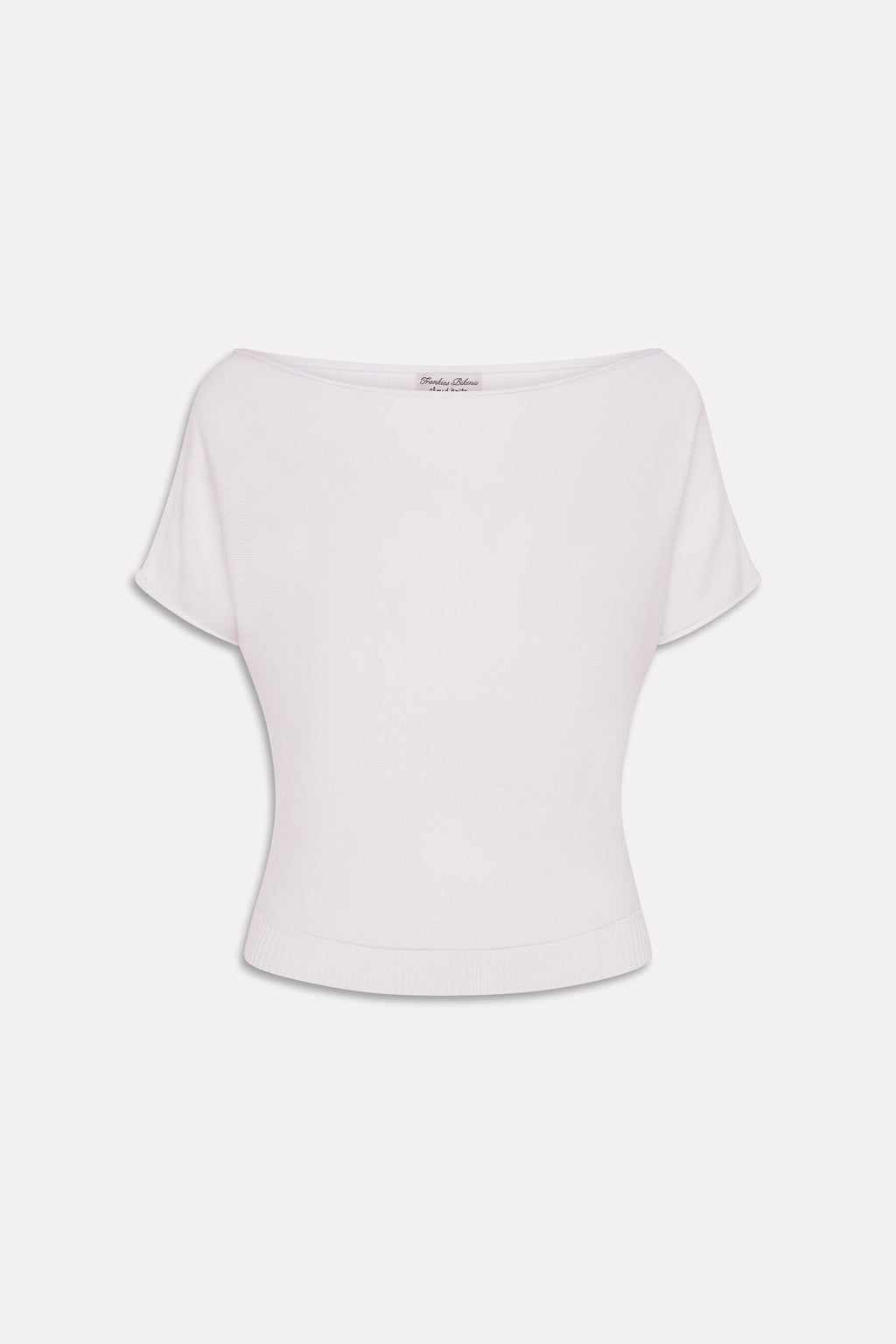 Montecito Boat Neck Knit Shirt - White