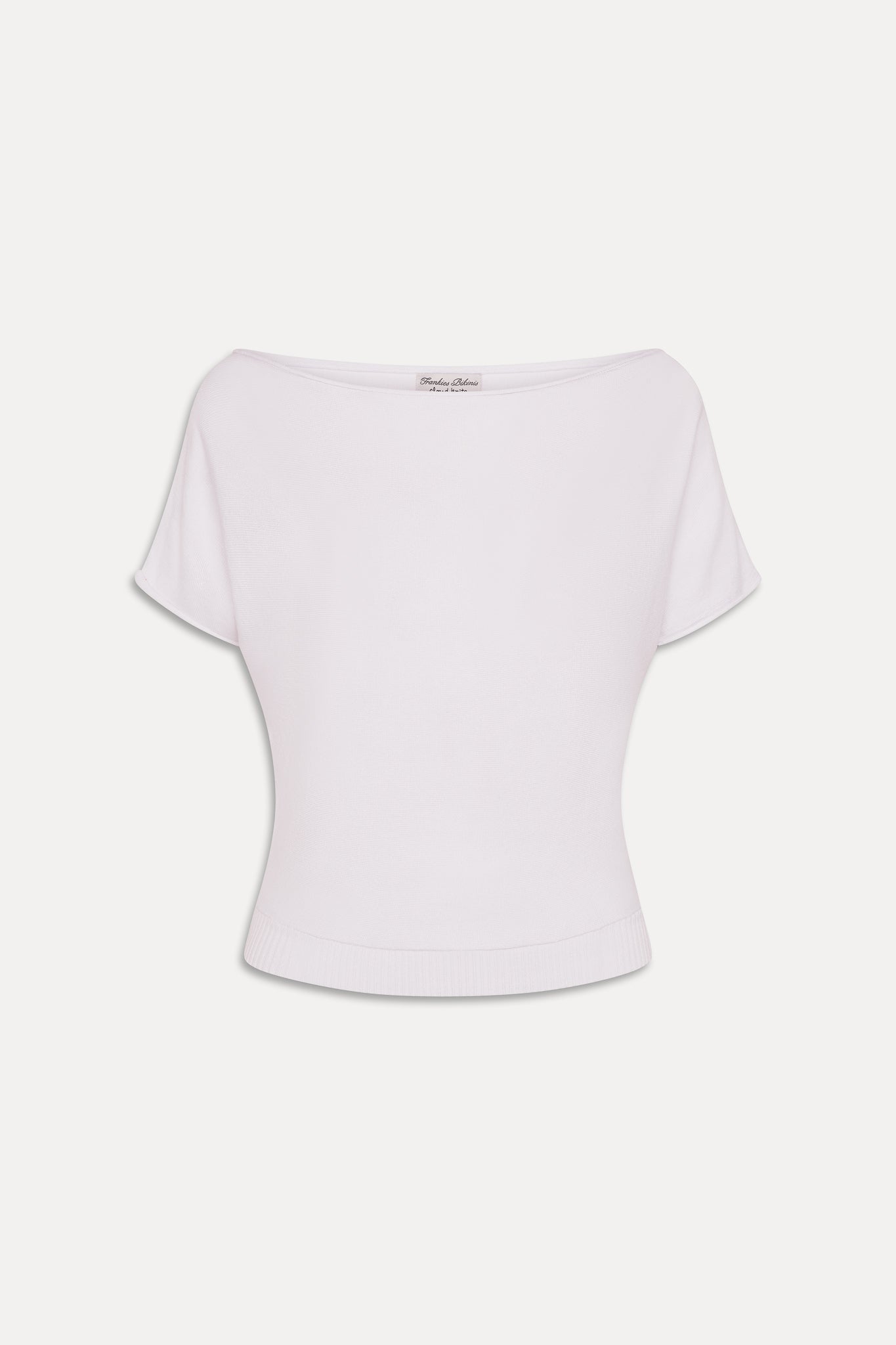 Montecito Boat Neck Knit Shirt - White