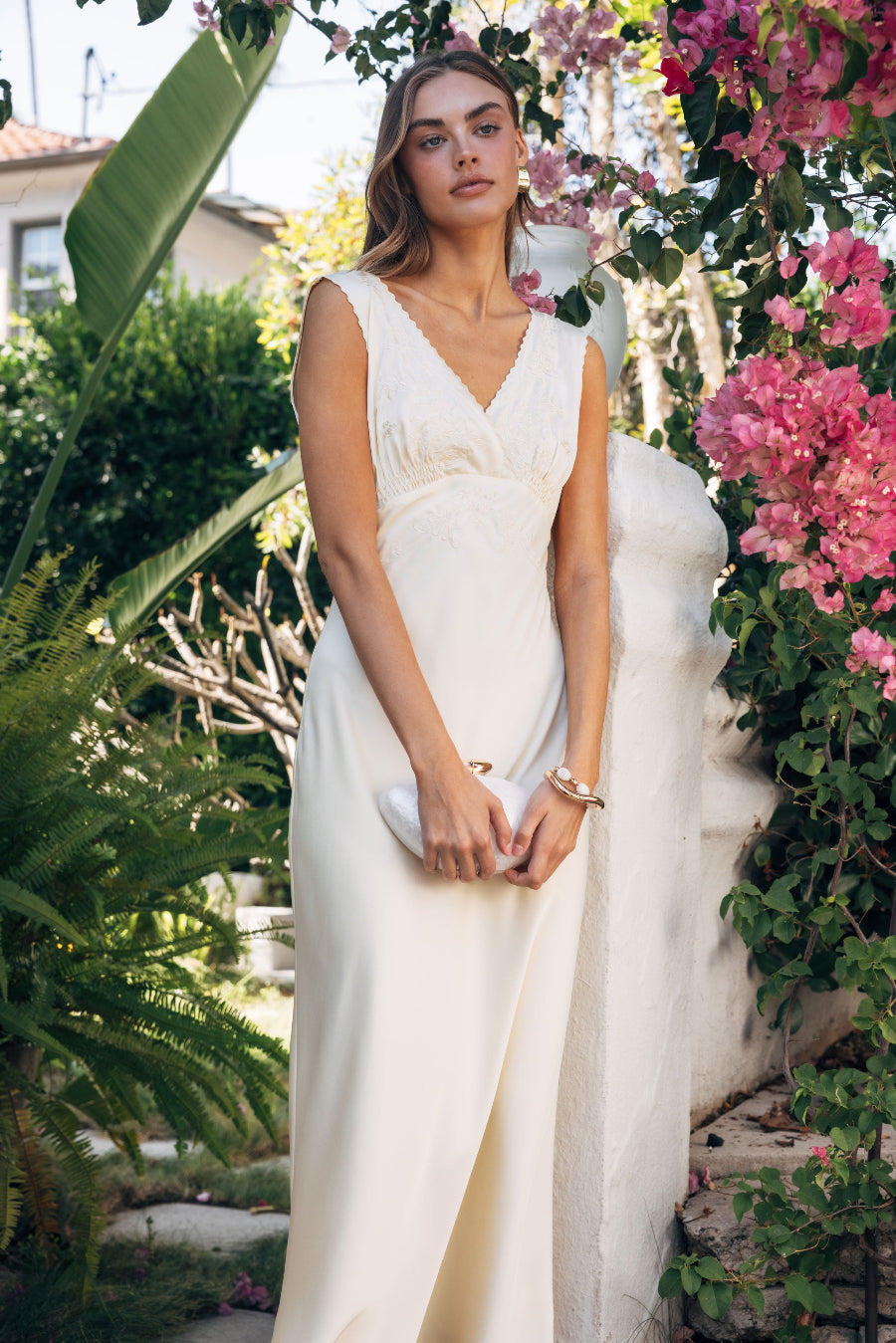 Nicolette Embroidered Maxi Dress