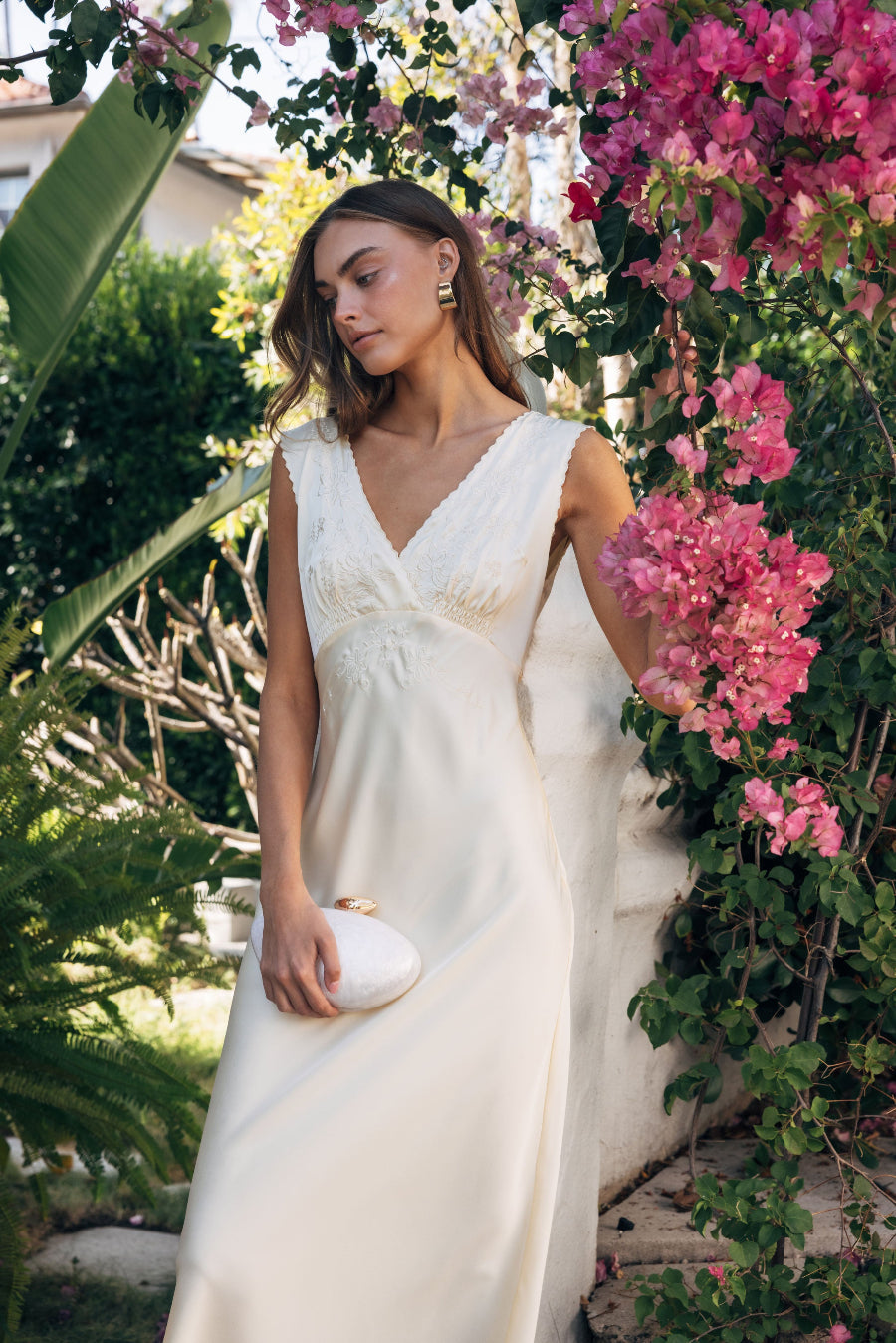 Nicolette Embroidered Maxi Dress