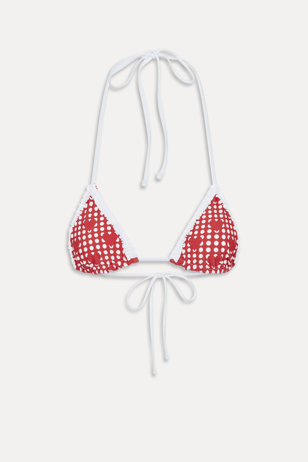 Nick Triangle Halter Bikini Top - Cupid