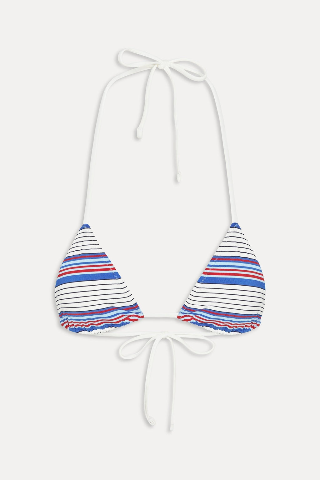 Nick Striped Triangle Bikini Top - St. Tropez Stripe