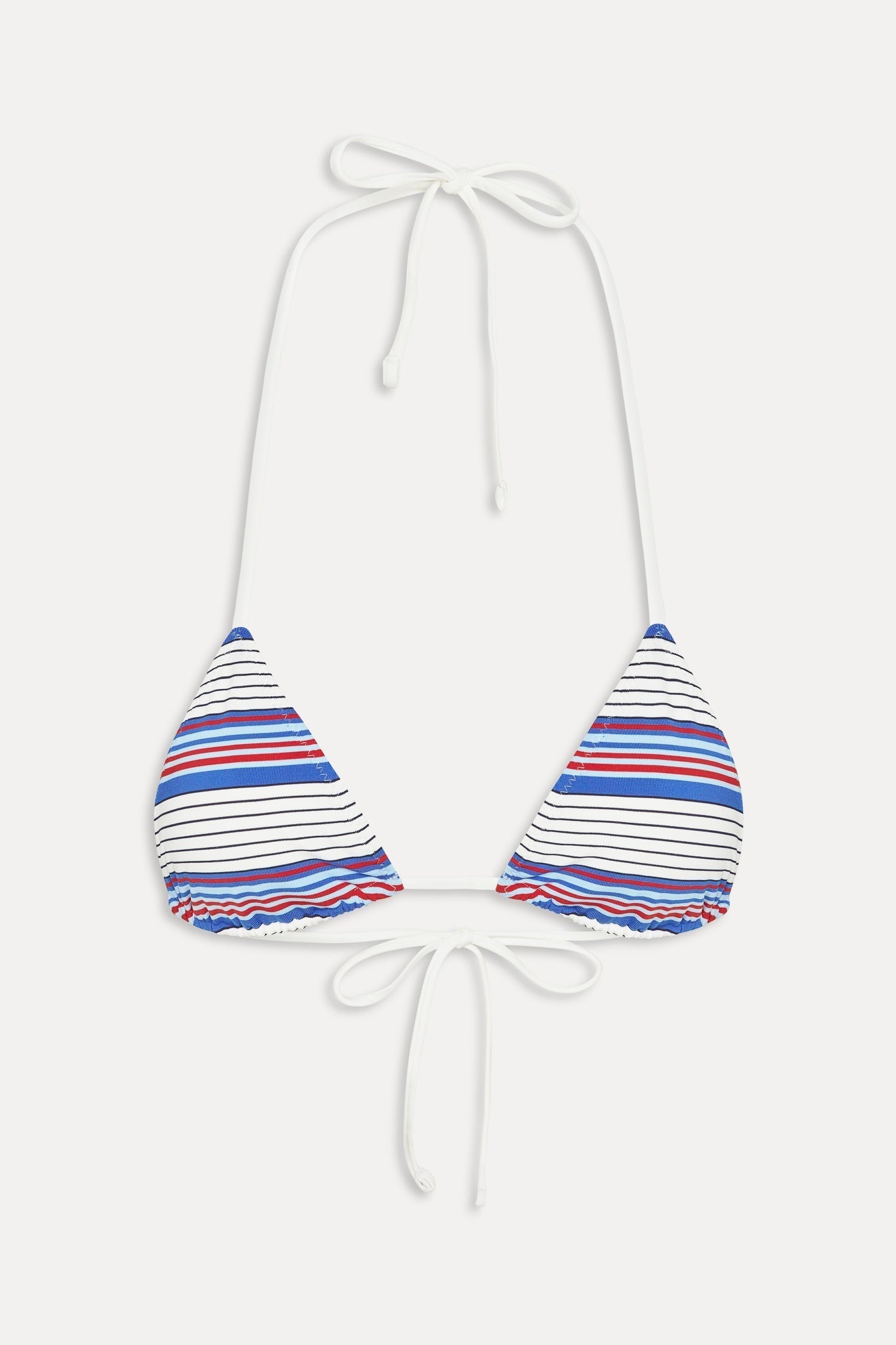 Nick Striped Triangle Bikini Top - St. Tropez Stripe