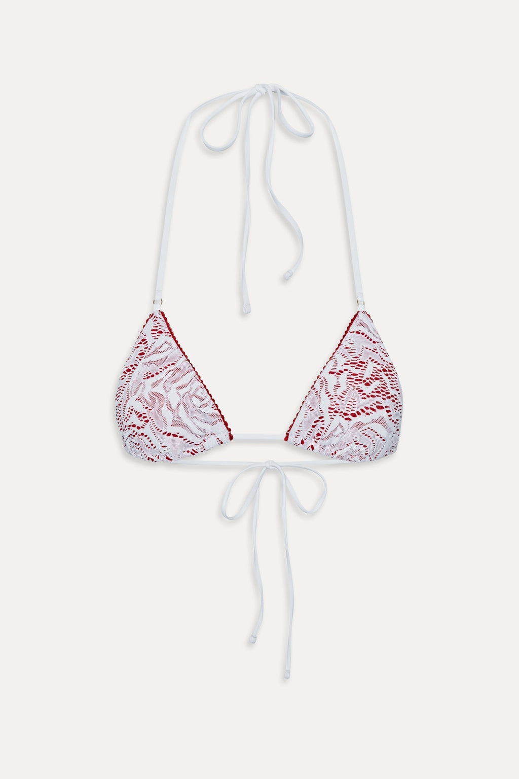 Nick Triangle Halter Bikini Top - Sweet Bloom