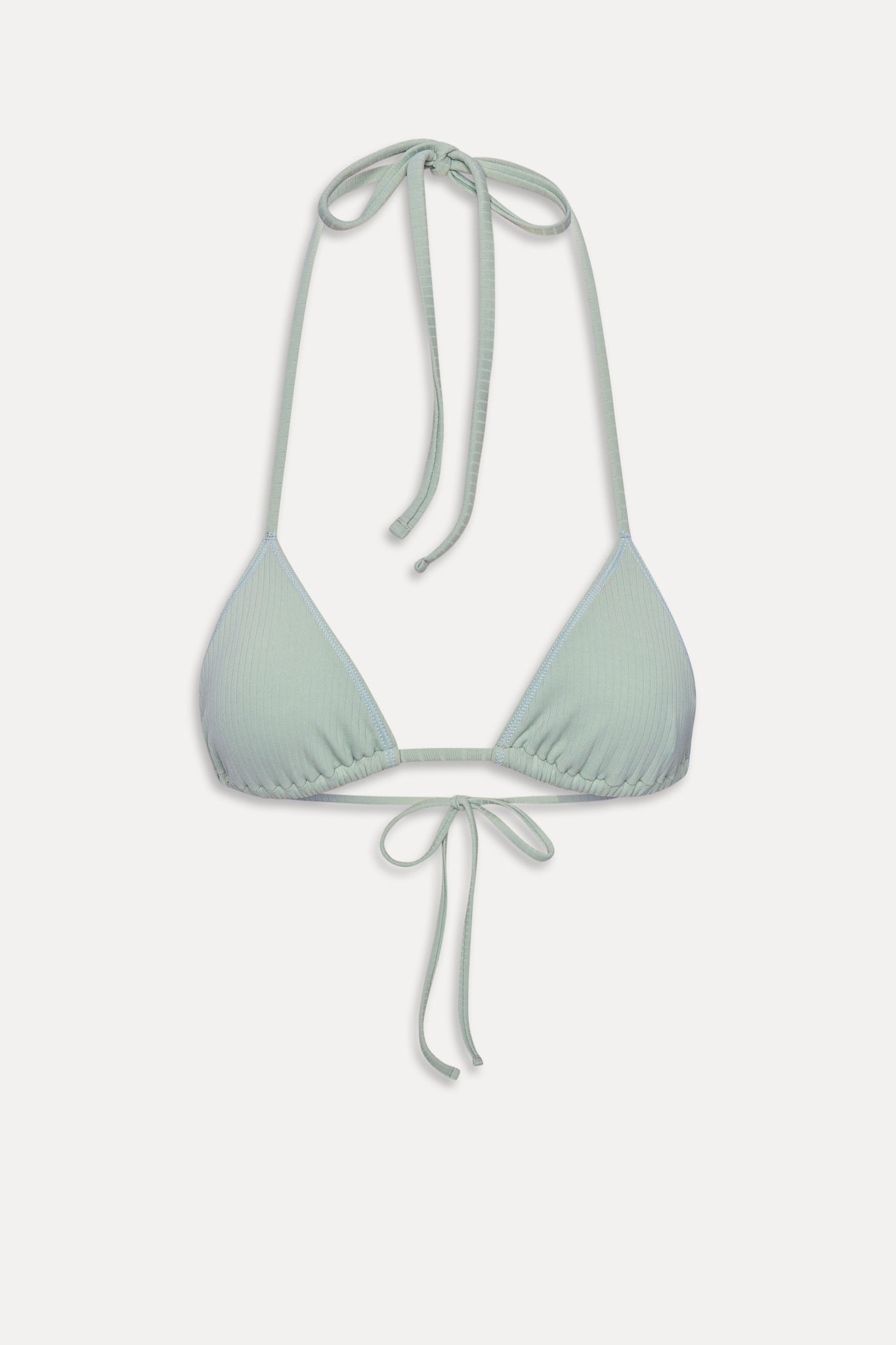 Nick Triangle Halter Bikini Top - Minty
