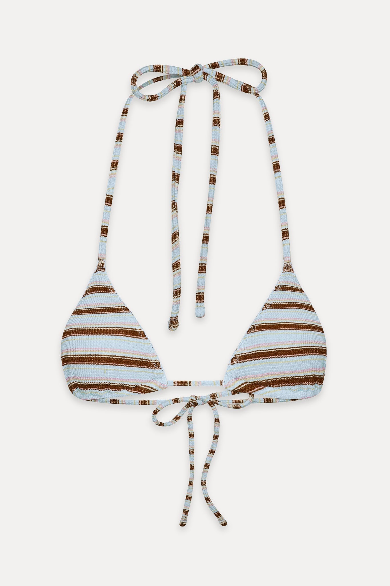 Nick Triangle Striped Bikini Top - Verona Stripe