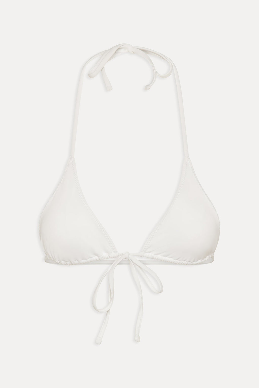 Paradise Halter Bikini Top - Optic White