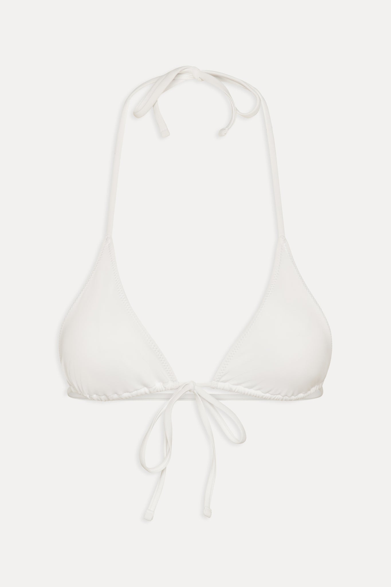 Paradise Halter Bikini Top - Optic White