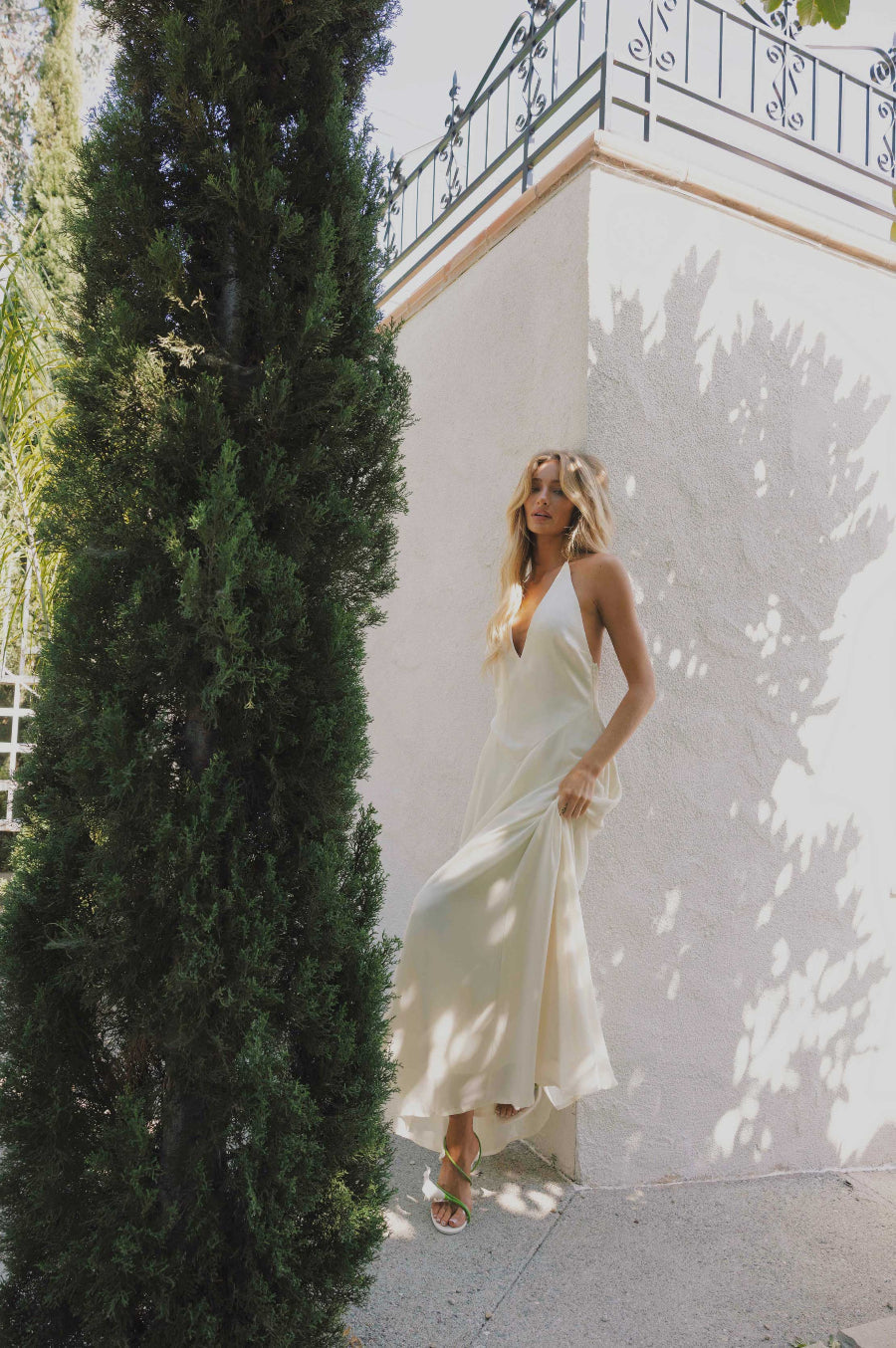 Renata Contrast Maxi Dress