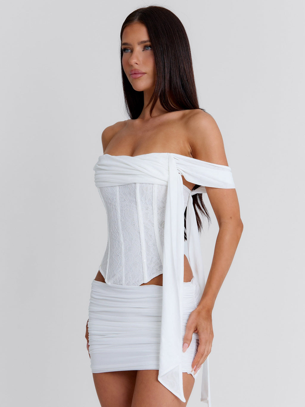Riah Mini Dress White