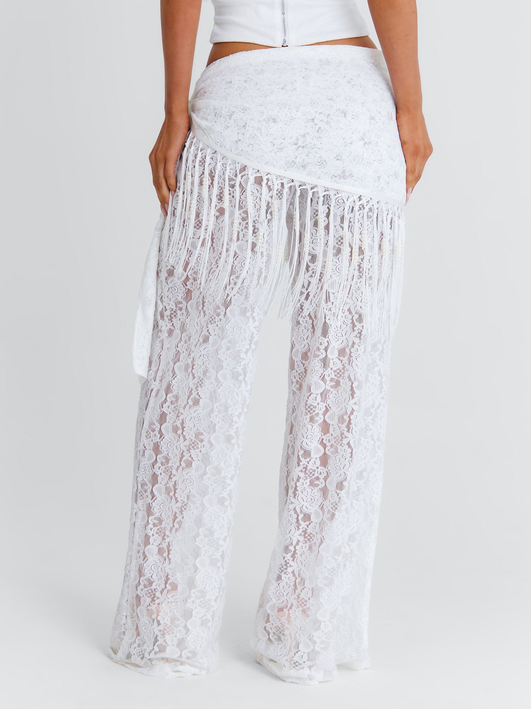Riane Pant Two Piece White
