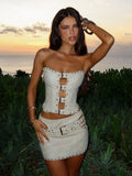 Rodeo Mini Skirt Sand