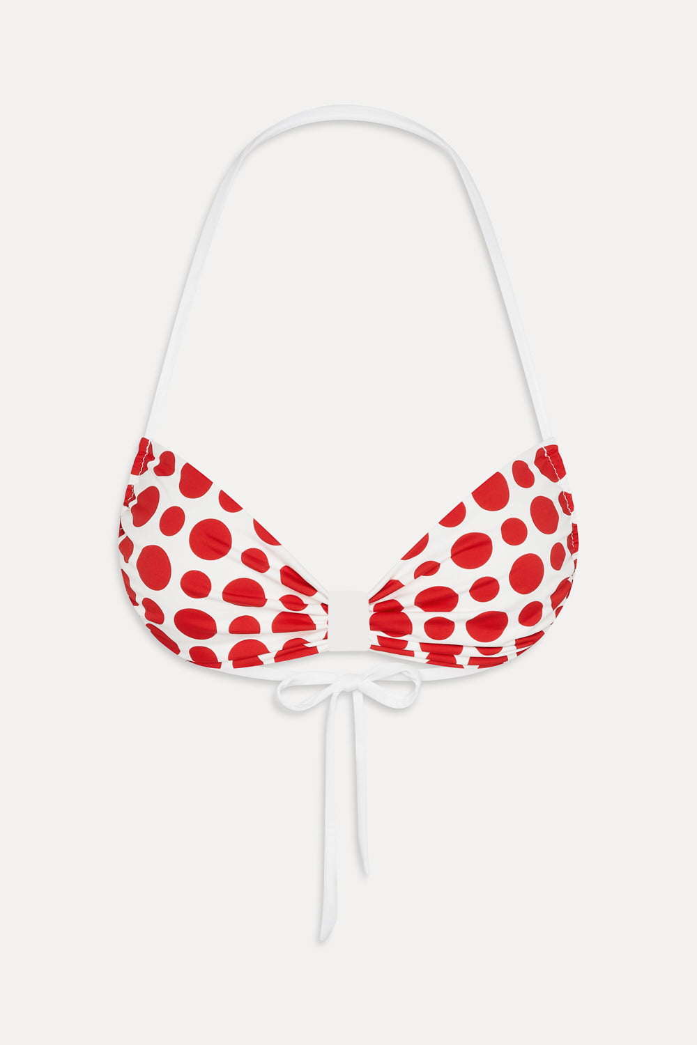 Reece Halter Bikini Top - Red Dottie