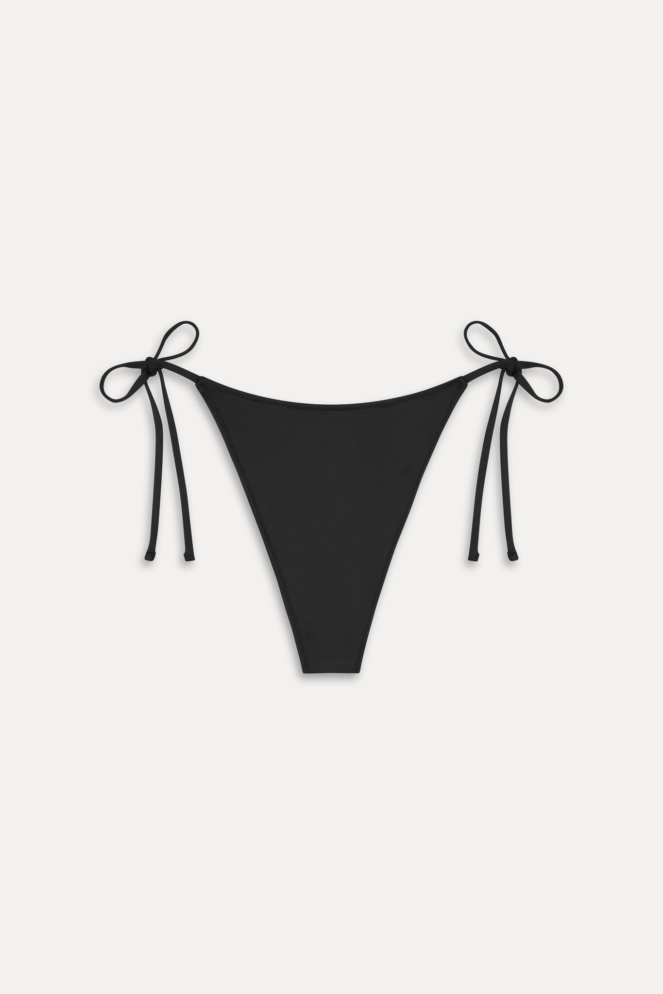 Romeo Cheeky String Bikini Bottom - Black