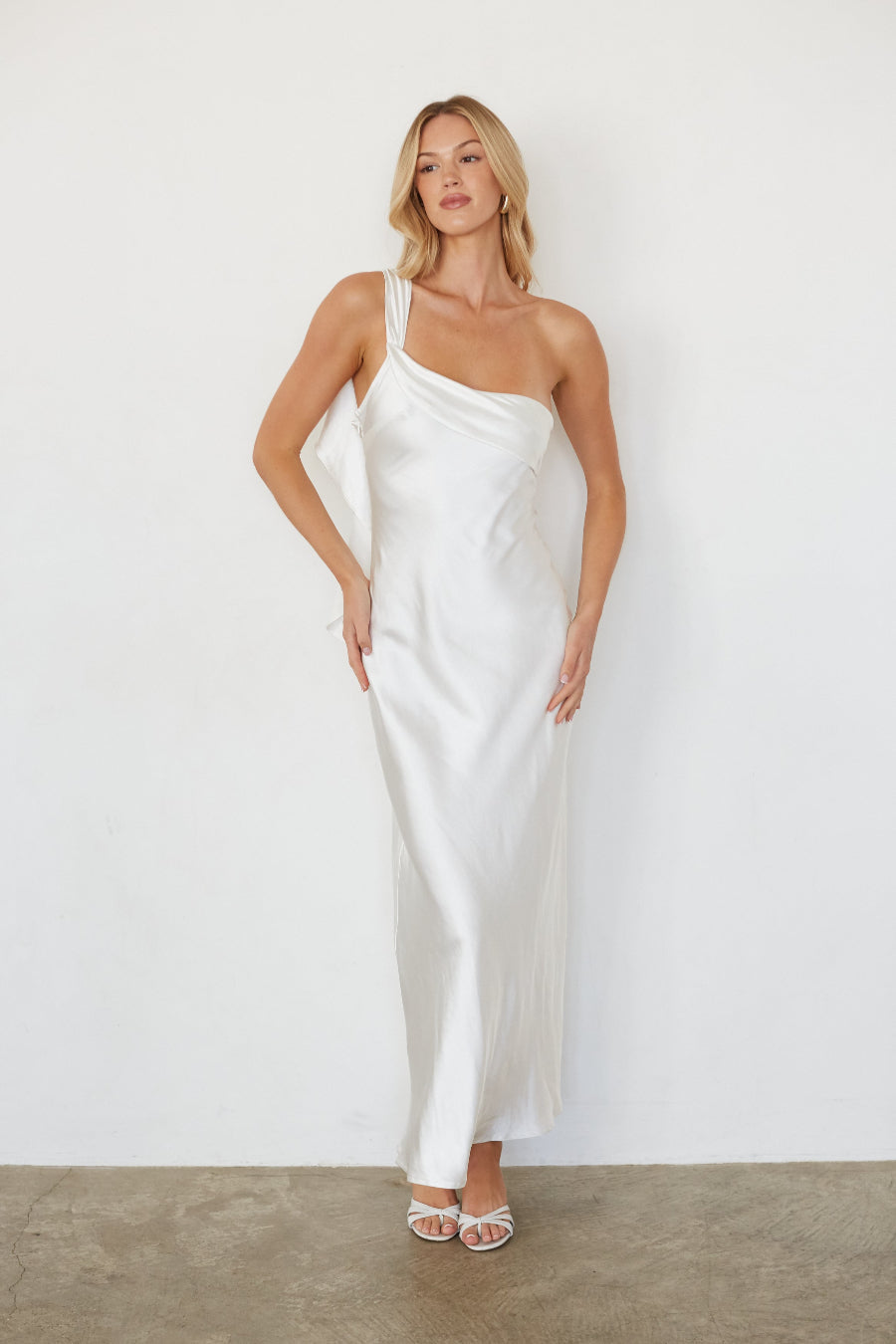 Sarahi Ruffle Strap Maxi Dress