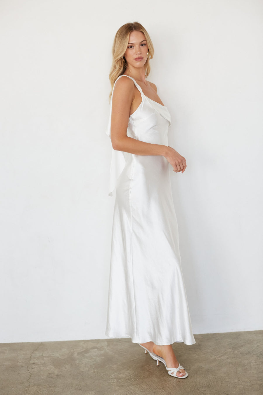 Sarahi Ruffle Strap Maxi Dress