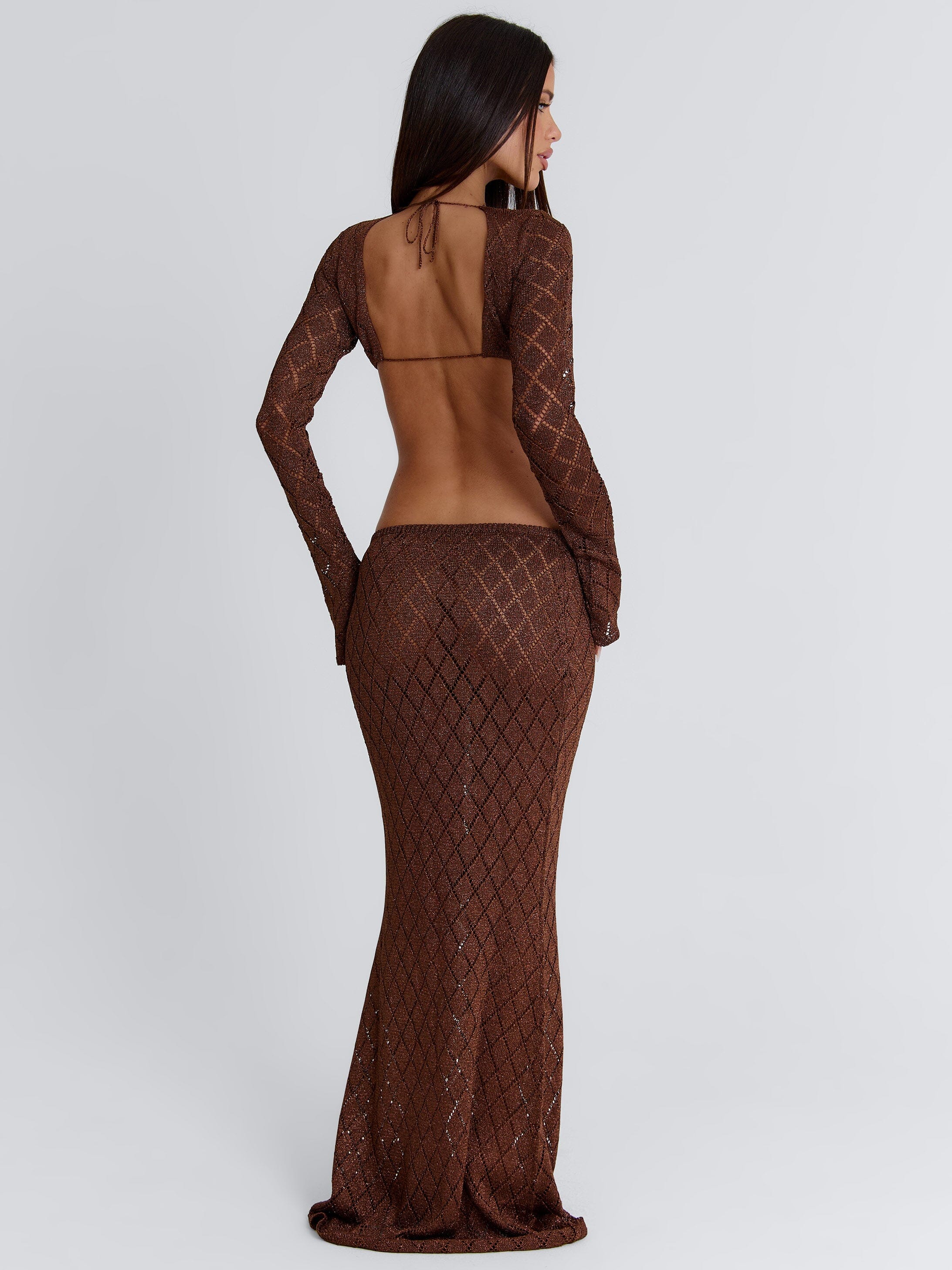 Siera Maxi Skirt Bronze