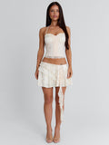 Stacy Mini Skirt Ivory