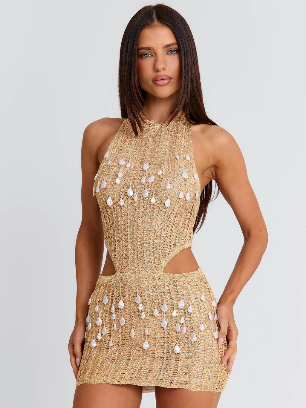 Suri Mini Dress Gold