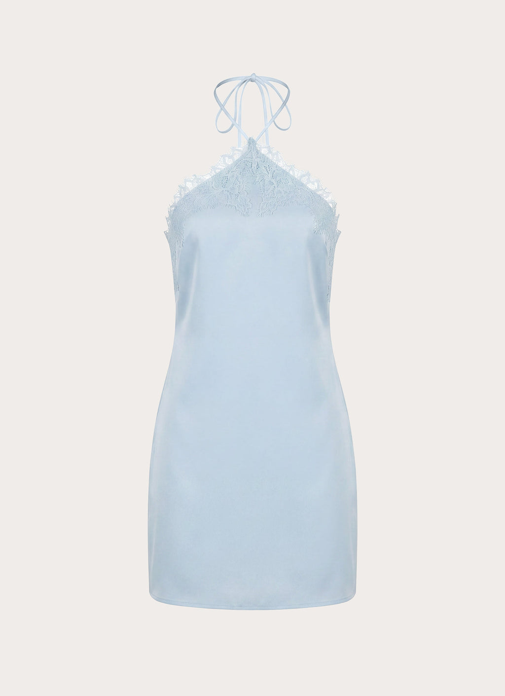 Samaria Halter Mini Dress - Mint