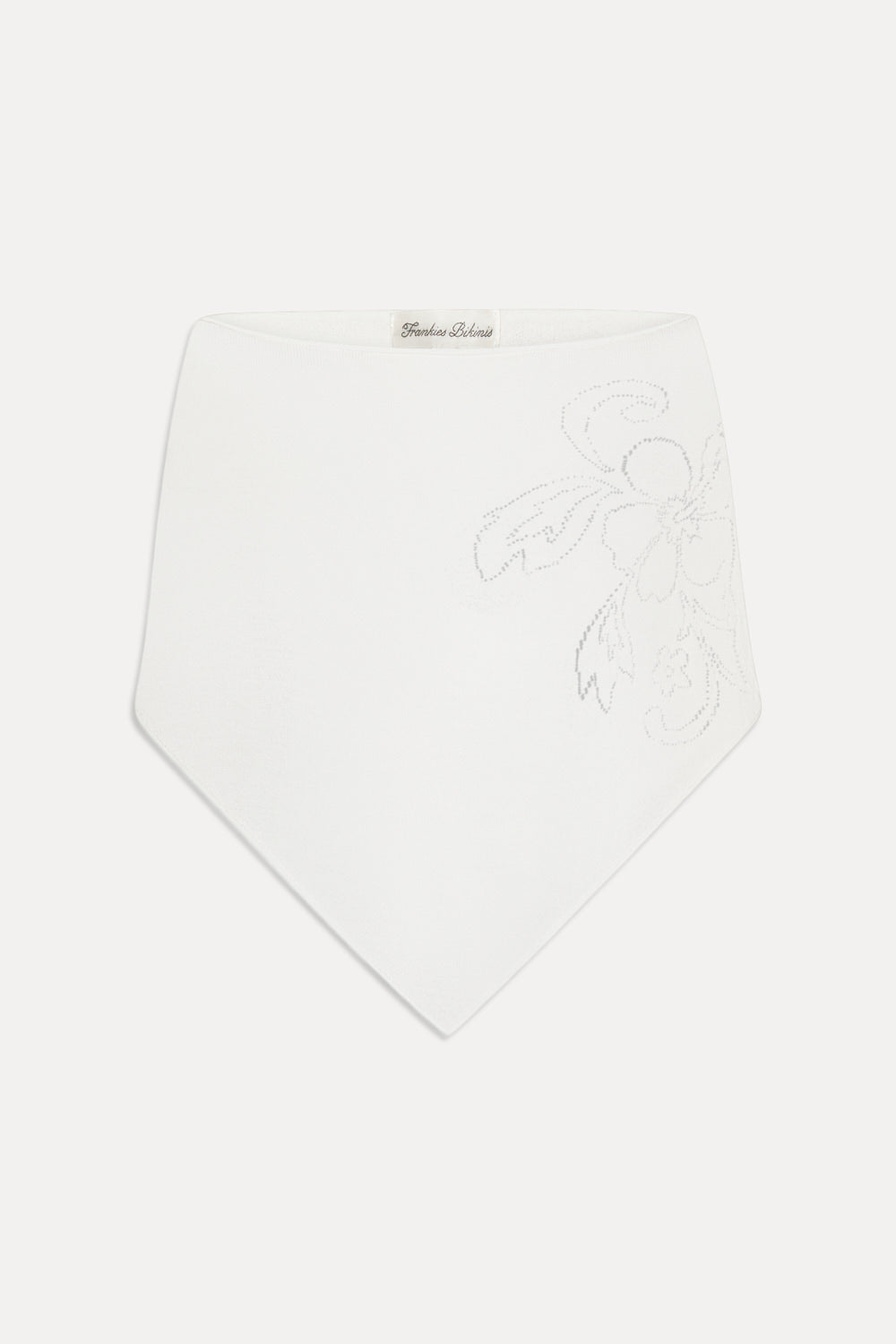 Scout Knit Poncho - White Hibiscus