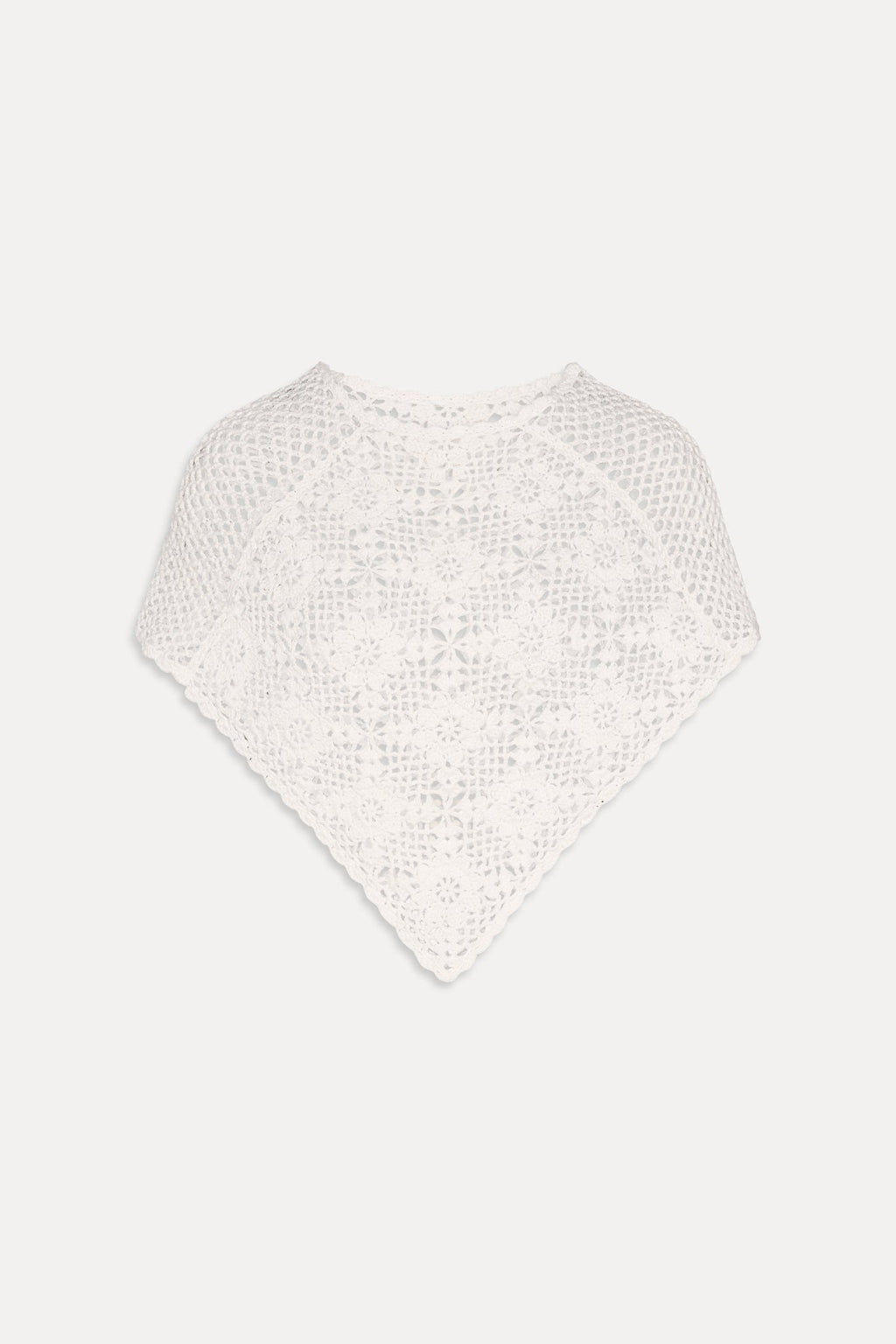 Sophie Crochet Poncho - Soft Sand