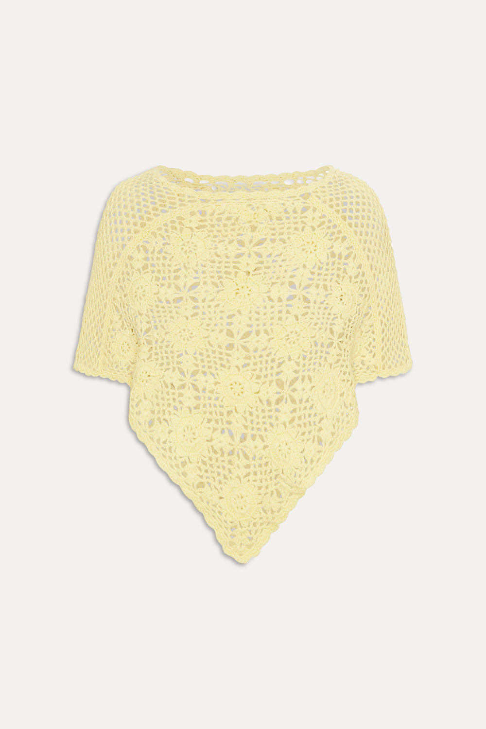 Sophie Crochet Poncho - Whipped Butter