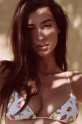 Elena Micro Triangle Bikini Top - Amalfi
