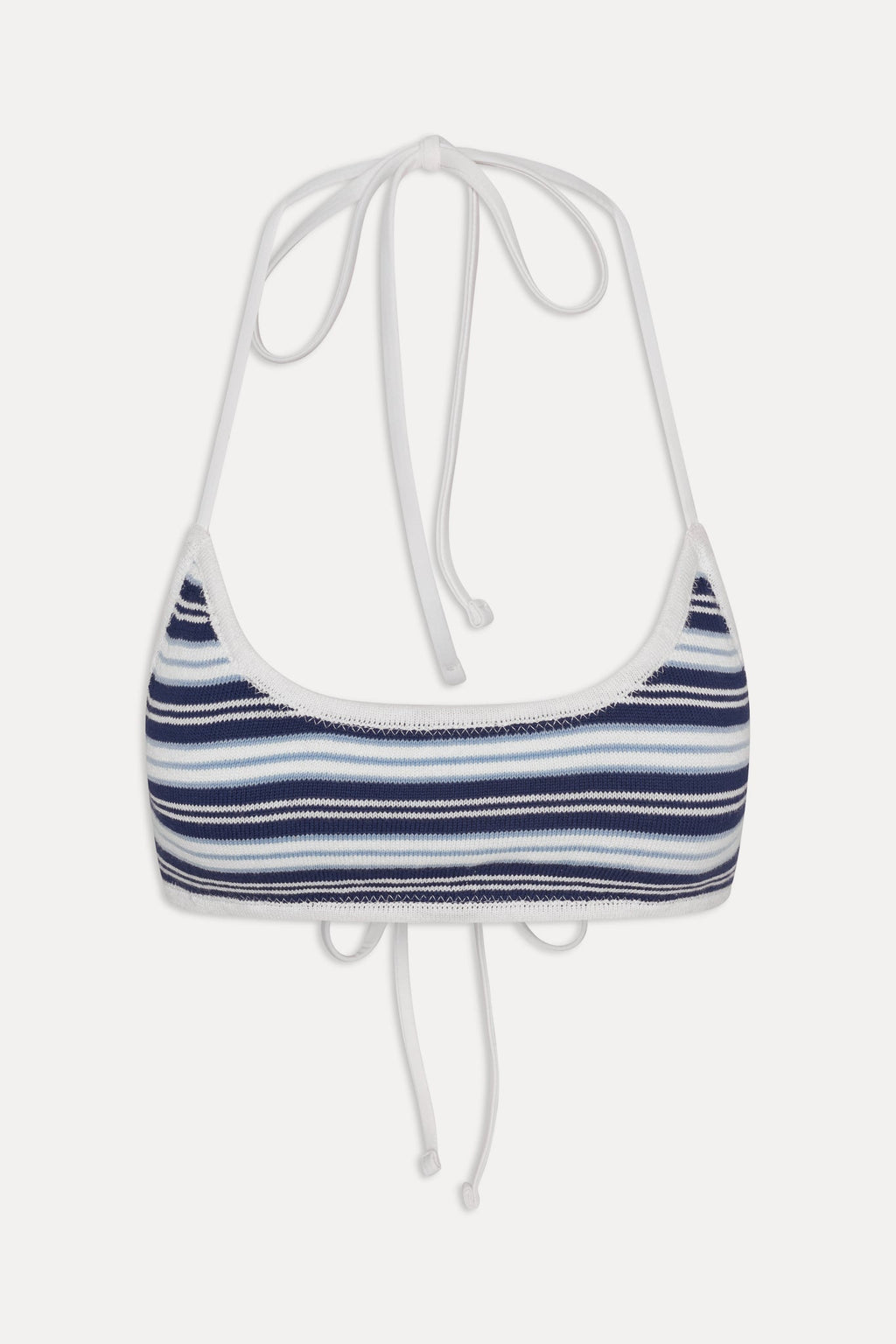 x JENNIE Star Knit Bikini Top - Arctic Stripe