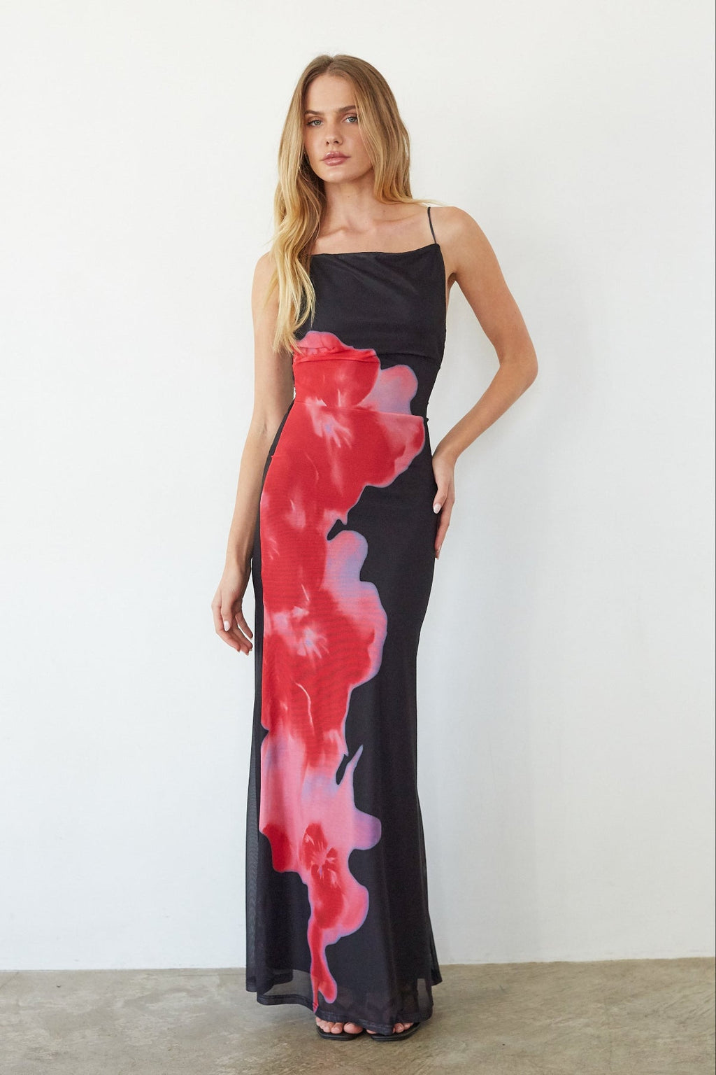 Twila Mesh Maxi Dress