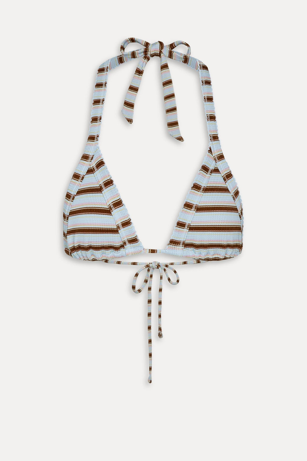 Taite Triangle Striped Bikini Top - Verona Stripe