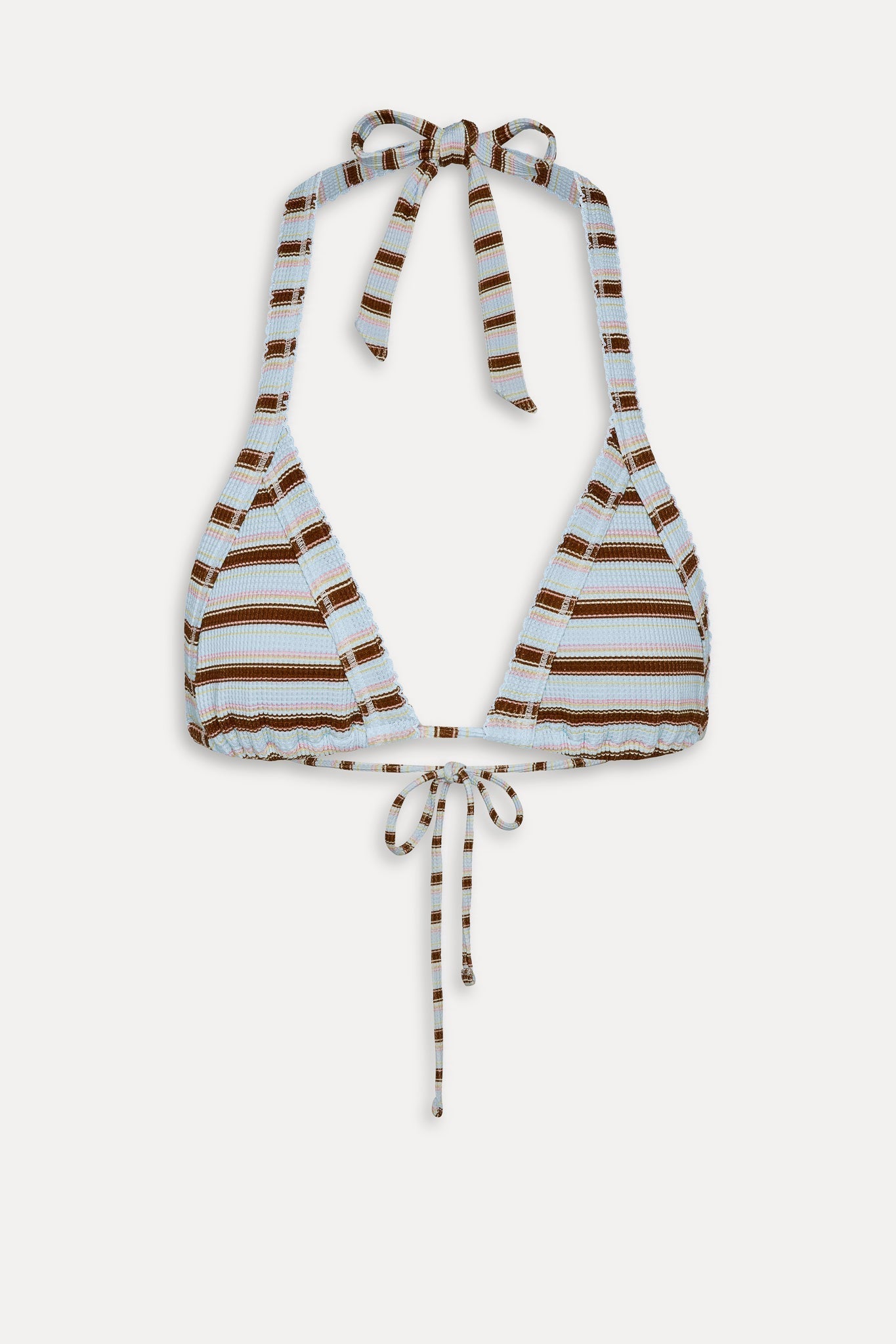 Taite Triangle Striped Bikini Top - Verona Stripe