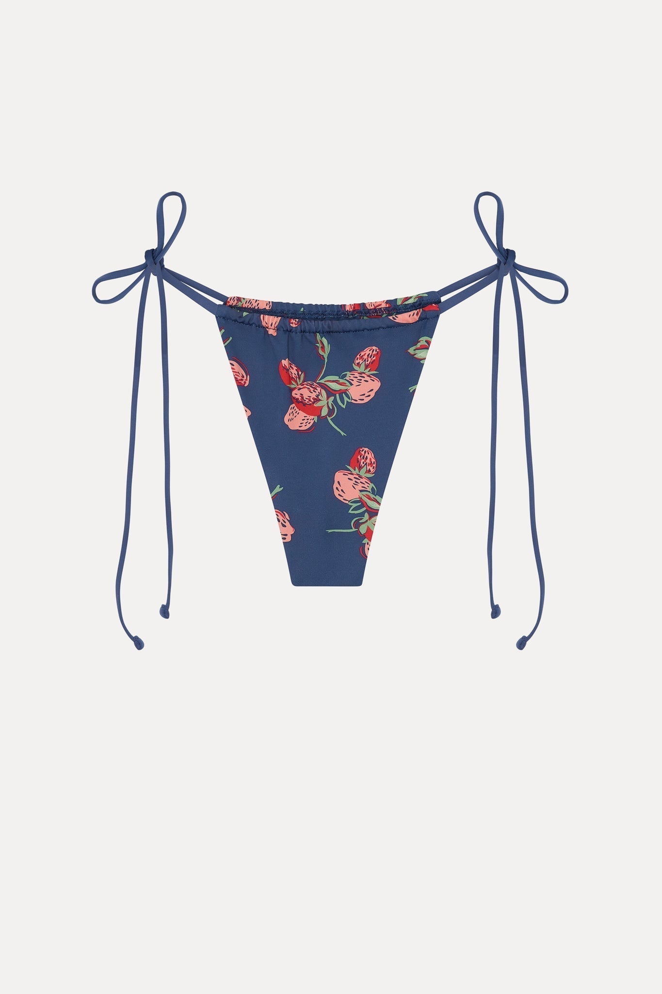 Tia Skimpy String Bikini Bottom - Strawberry Patch
