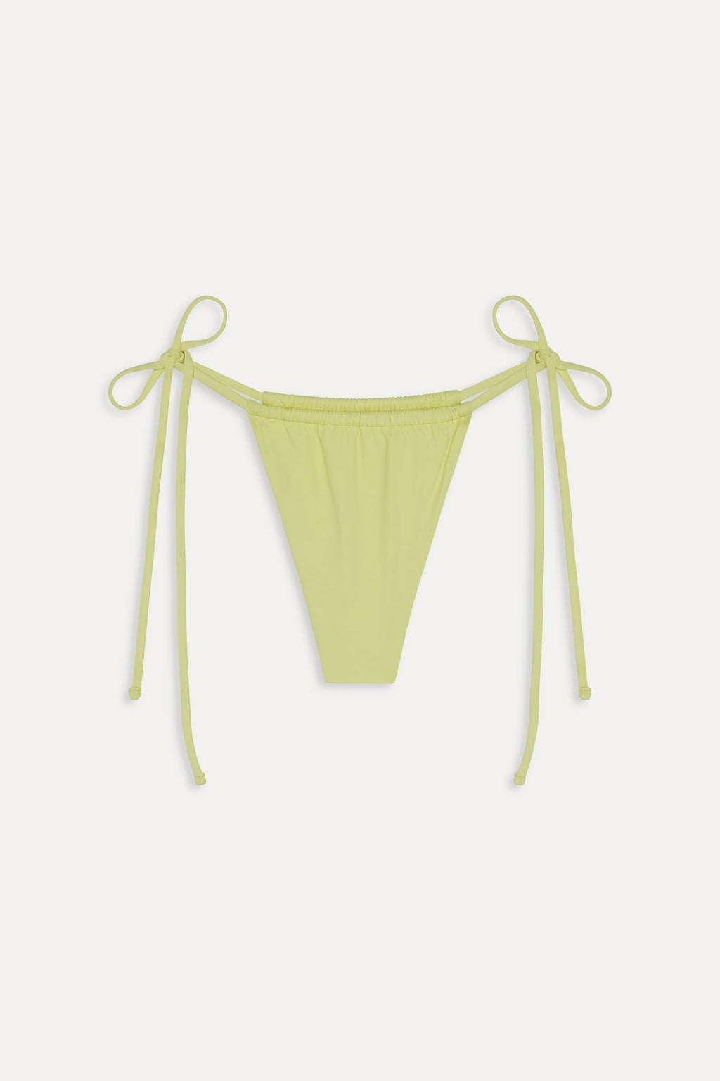 Tia Skimpy String Bikini Bottom - Yellow Mojito