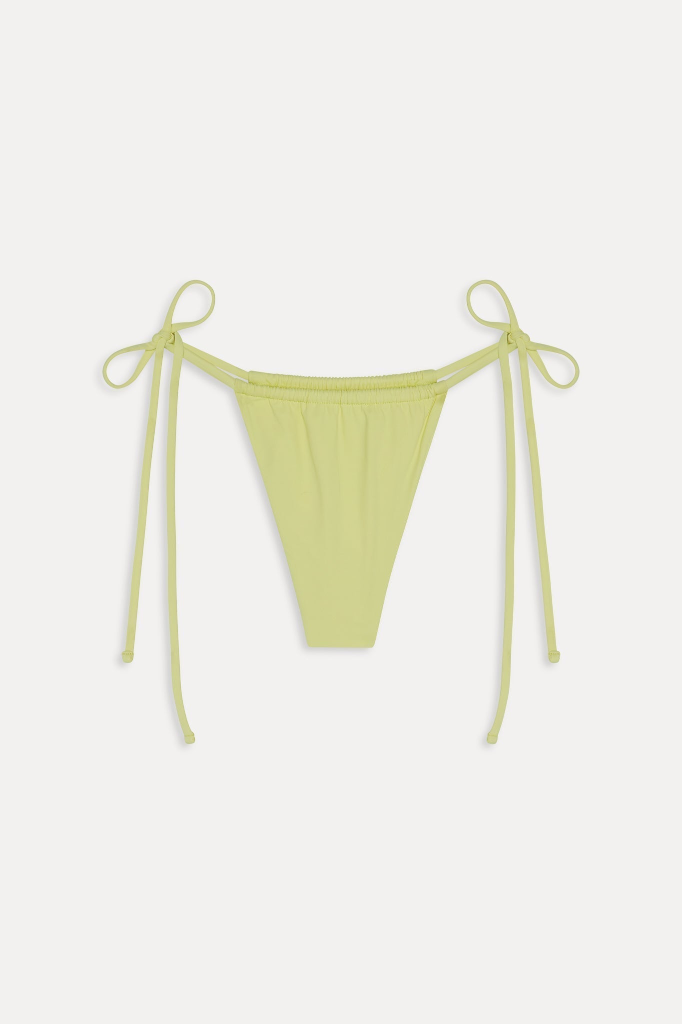 Tia Skimpy String Bikini Bottom - Yellow Mojito