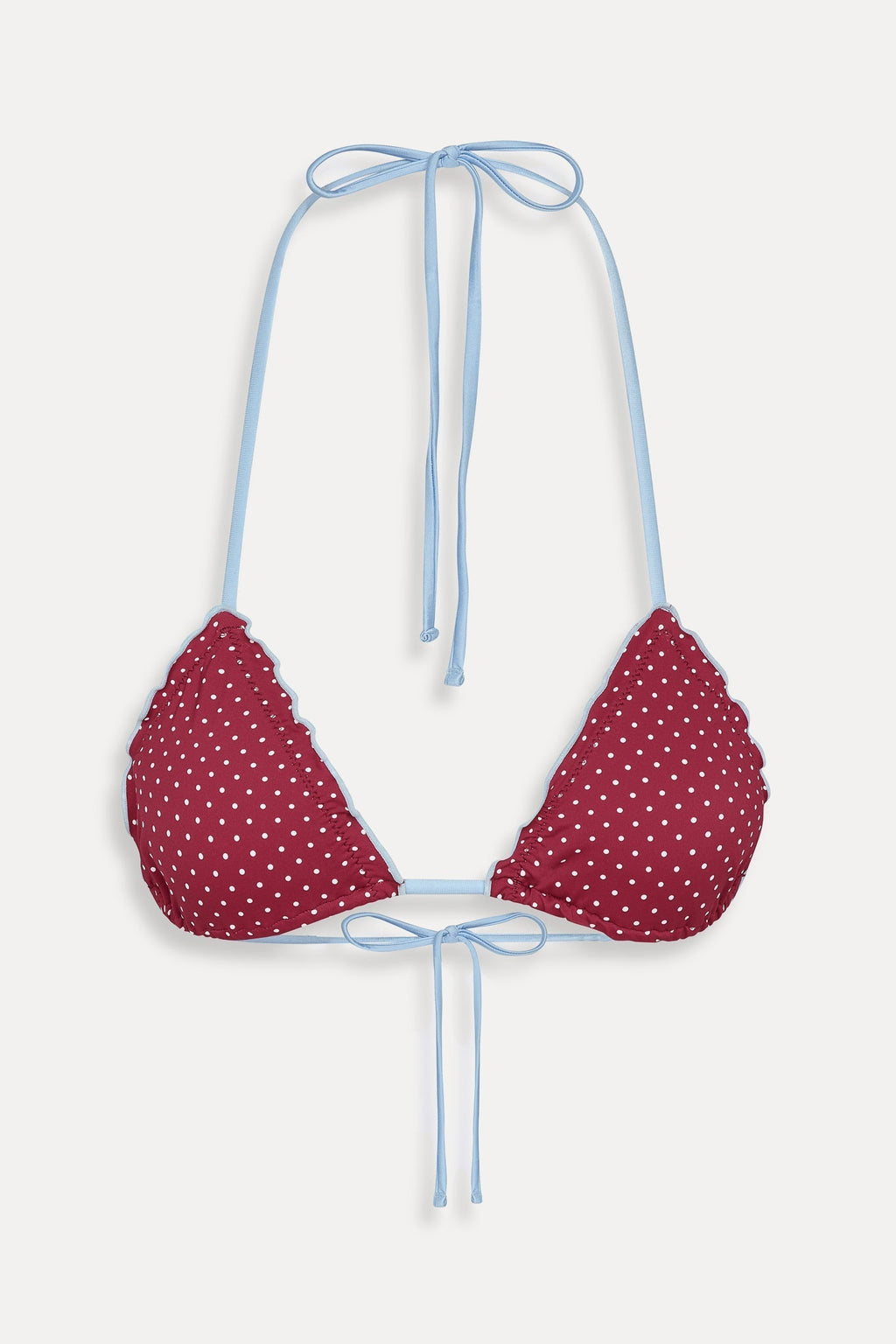 Tidal Polka Dot Bikini Top - Tuscany