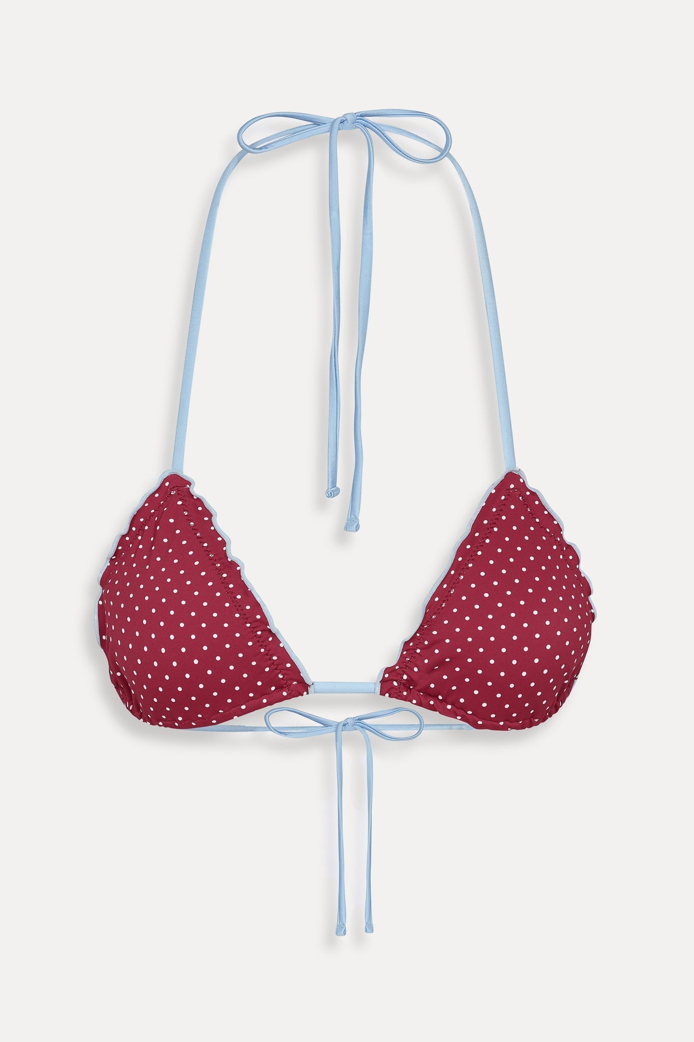 Tidal Polka Dot Bikini Top - Tuscany
