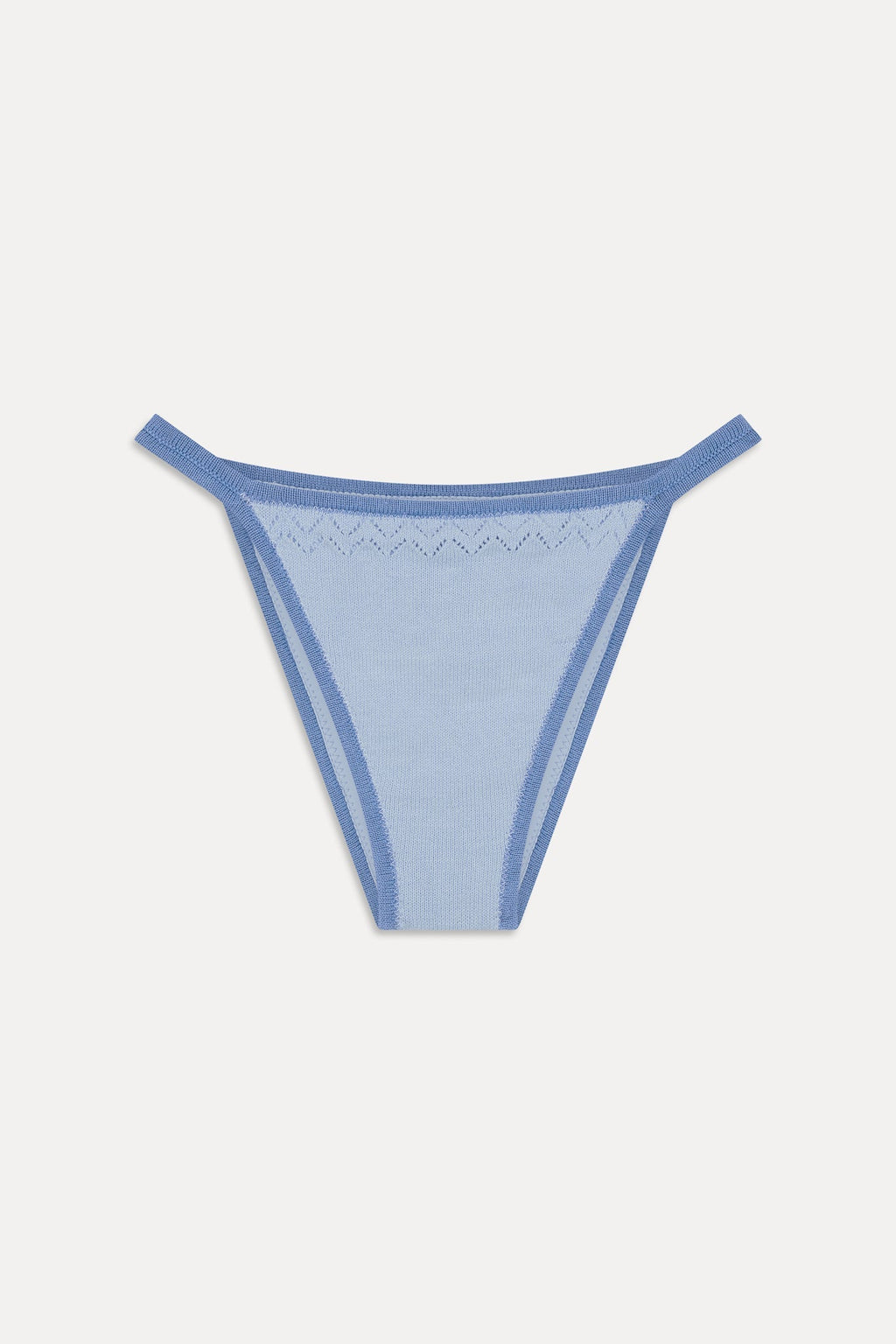 Tide Knit Cheeky Bikini Bottom - Malibu Tide