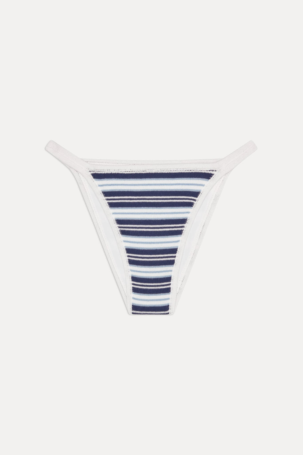 x JENNIE Tide Knit Bikini Bottom - Arctic Stripe