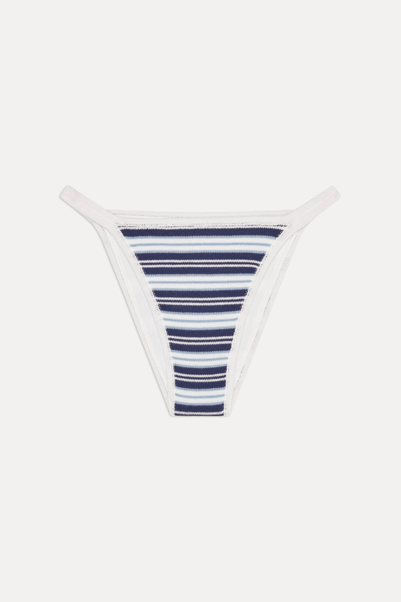 x JENNIE Tide Knit Bikini Bottom - Arctic Stripe
