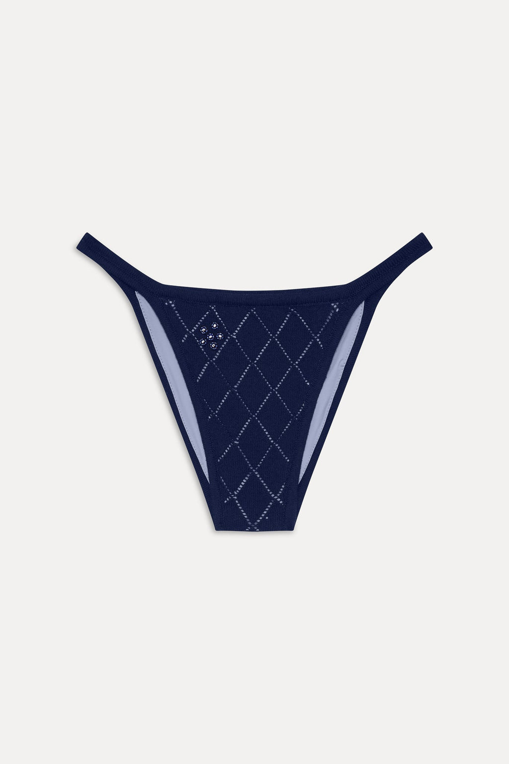 Tide Cheeky Bikini Bottom - Diamond Stitch