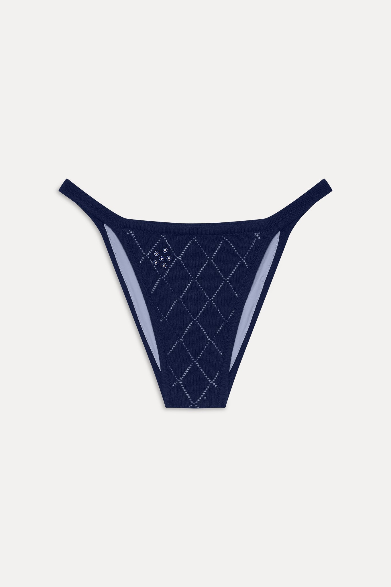Tide Cheeky Bikini Bottom - Diamond Stitch