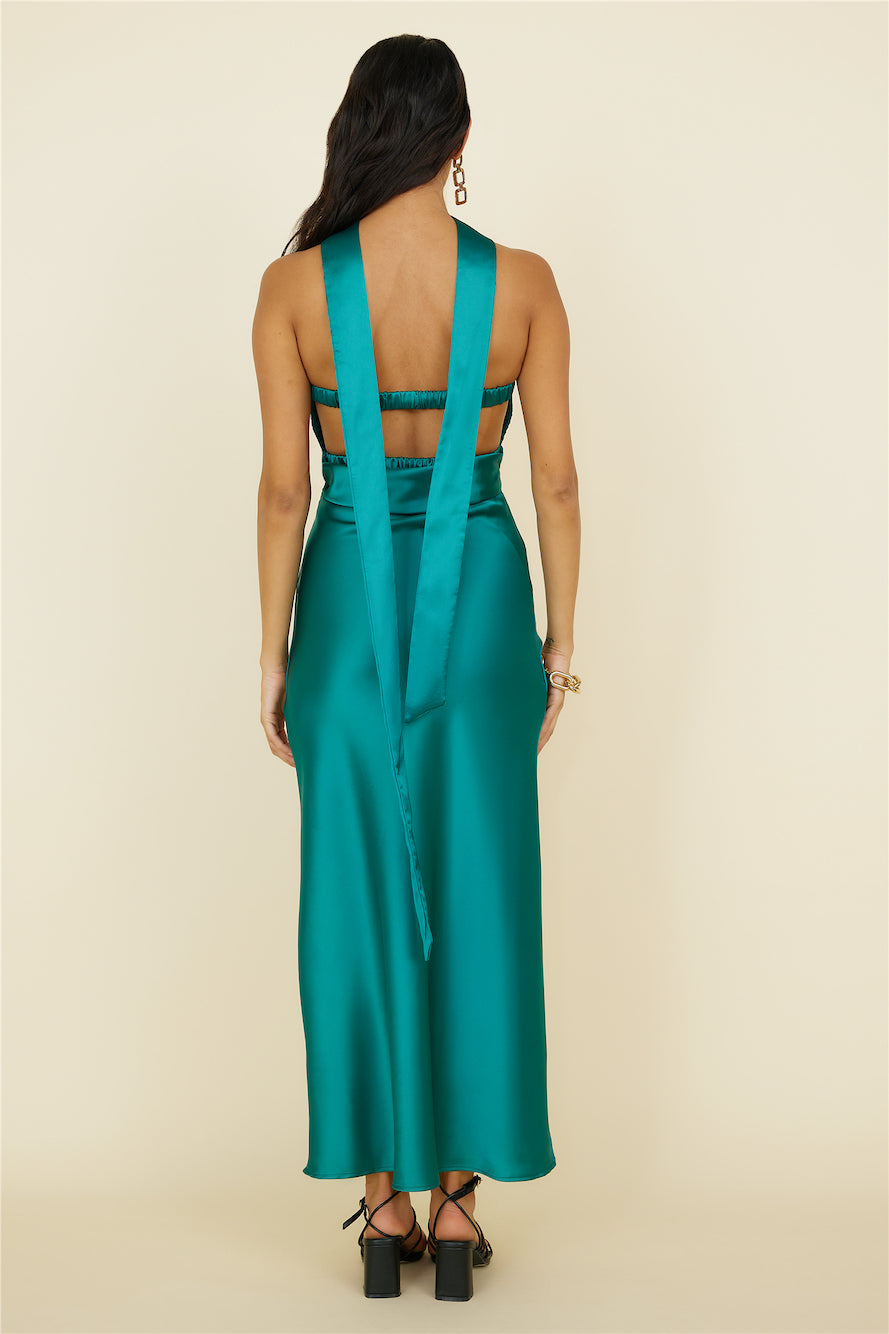 Think About It Maxi Dress Green