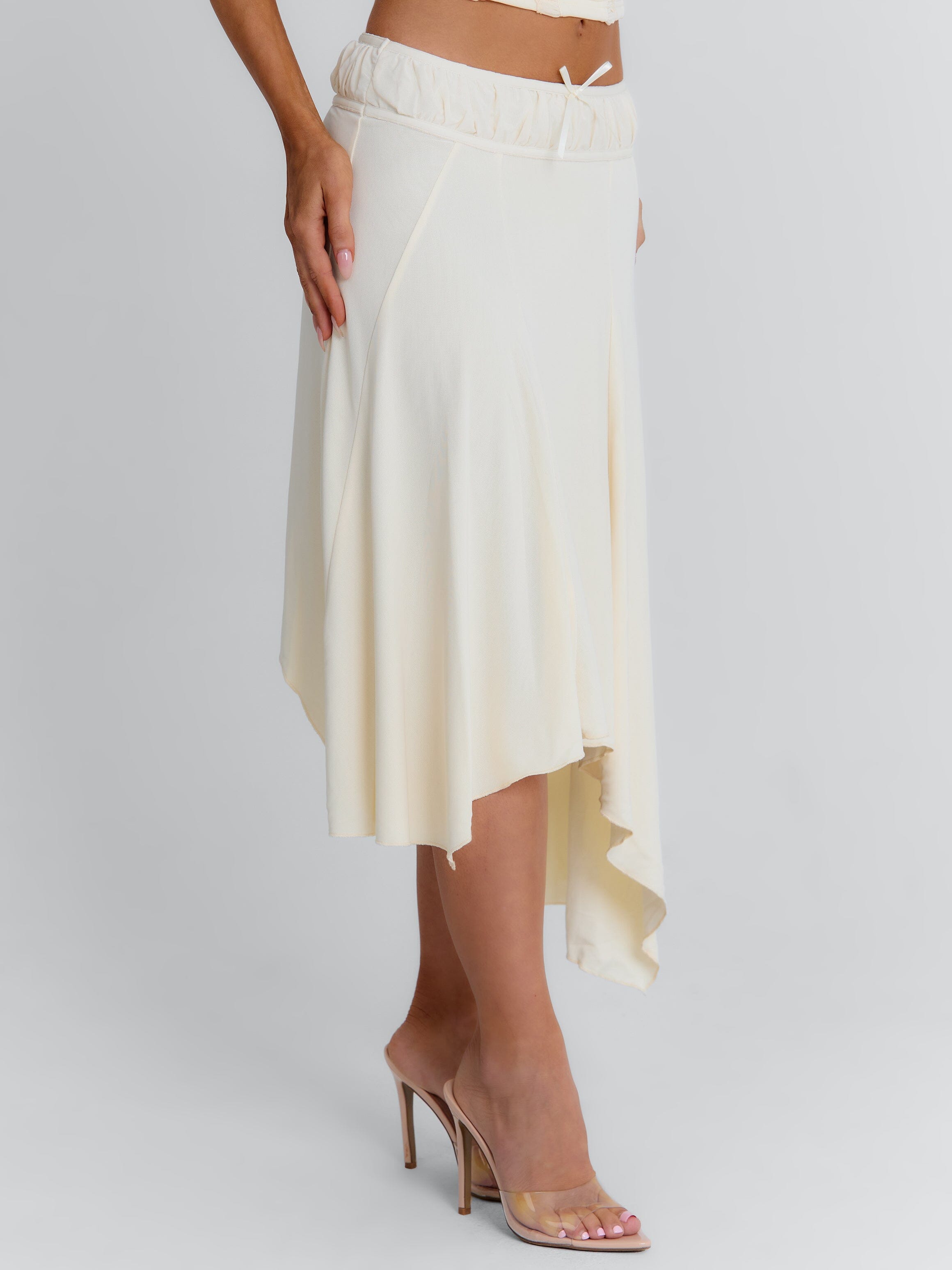 Val Midi Skirt Cream