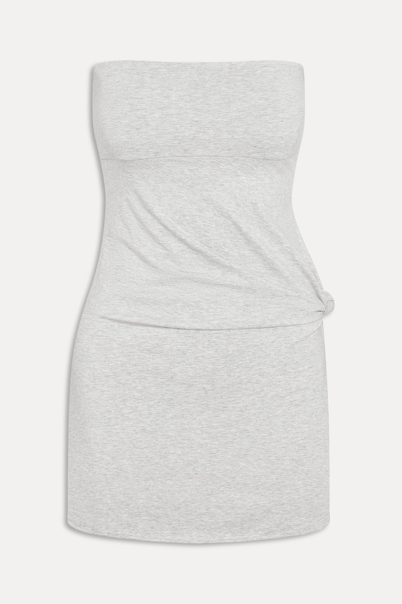 x JENNIE Vera Strapless Mini Dress - Smoke Gray