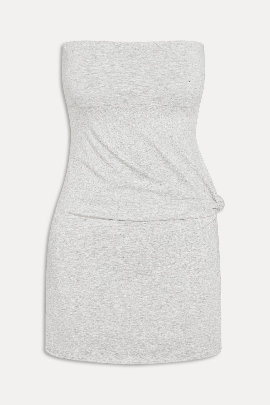 x JENNIE Vera Strapless Mini Dress - Smoke Gray