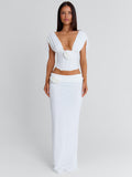 Zurai Maxi Skirt White