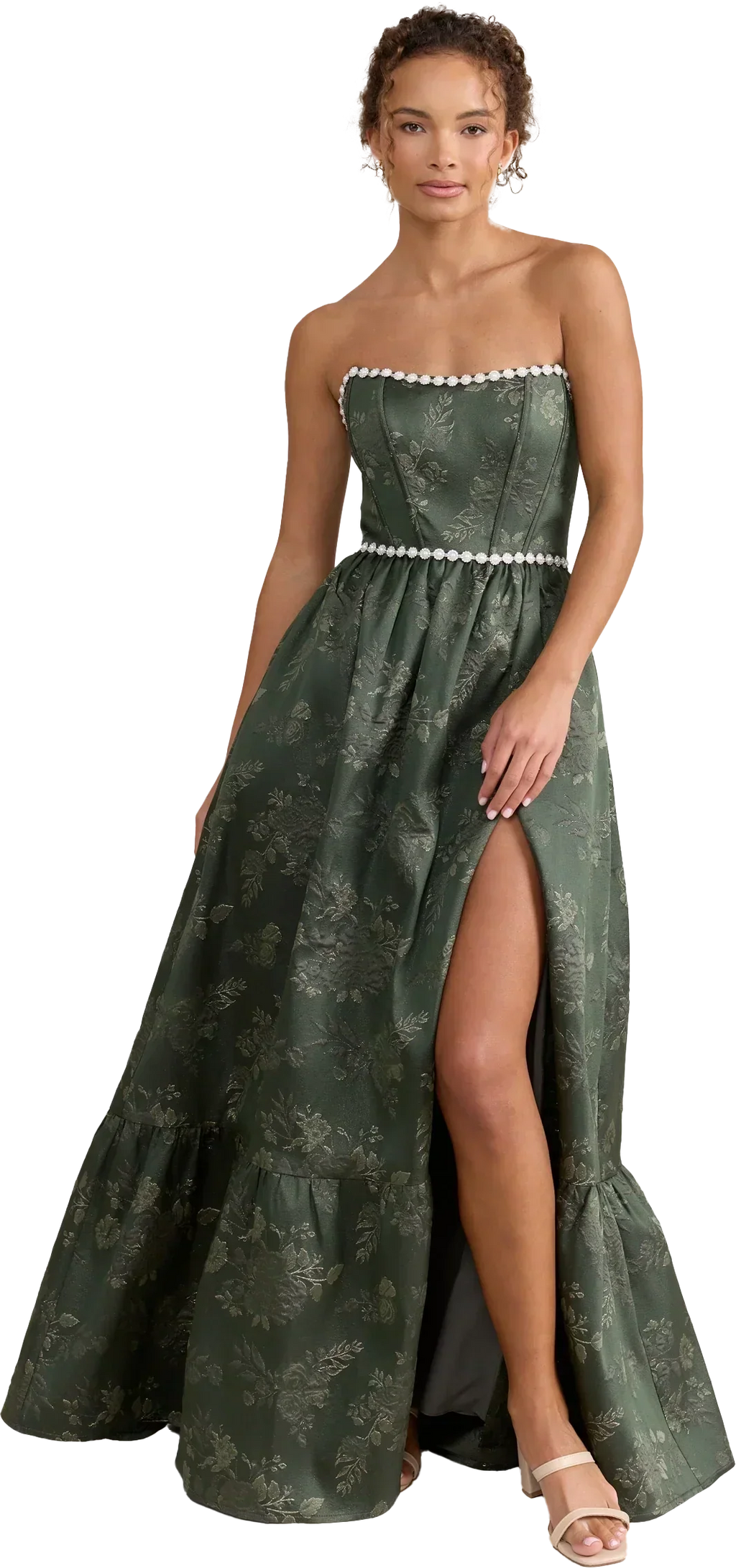 Ellapink Luxe Jacquard Dress | Made To Order