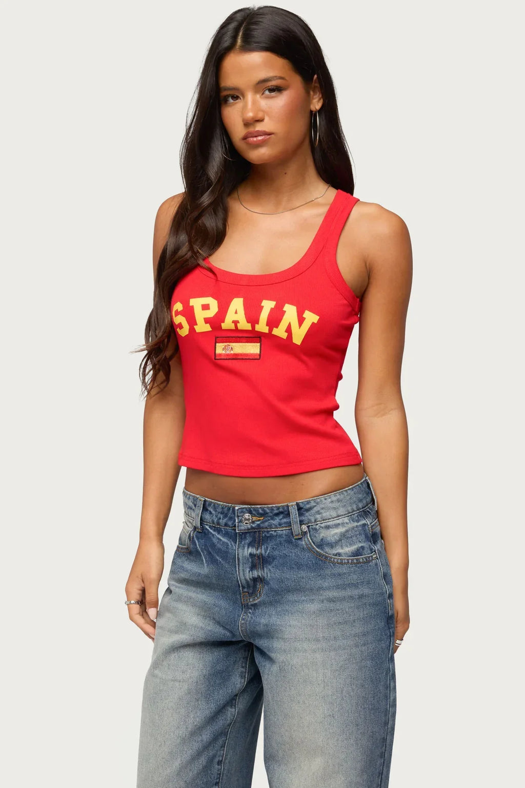 Spain Ribbed Tank Top