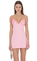 Rosaline Embellished Mini Dress